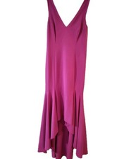 Vince Camuto Flowy Pink Cocktail Dress Sz 10 Prom Layers Swishes When You Dance 