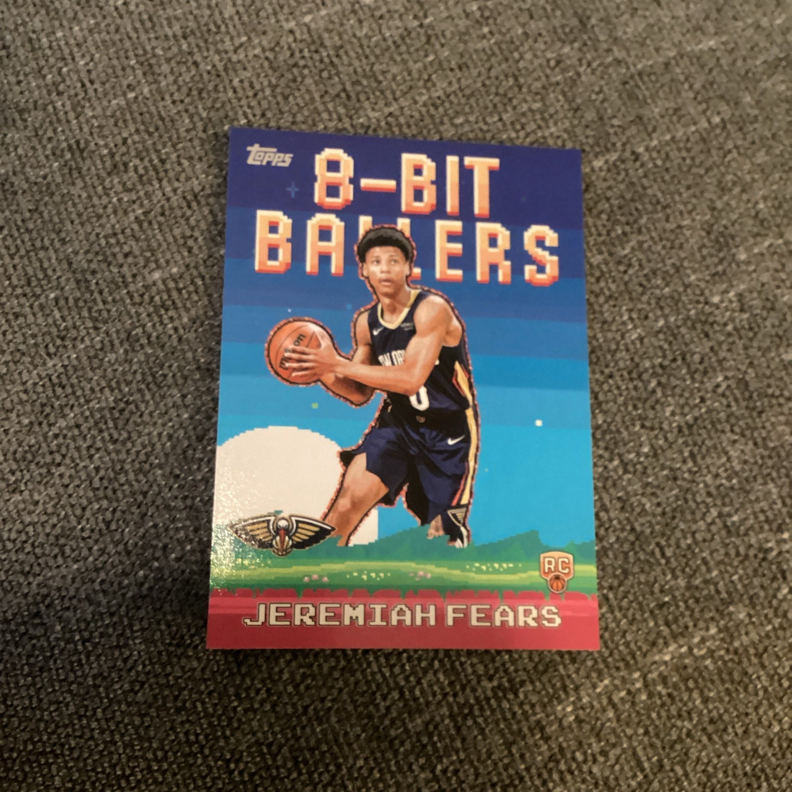 2025-26 Topps Basketball Jeremiah Fears #8B-37 Rookie 8-Bit Ballers
