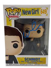 Max Greenfield Signed Schmidt Funko New Girl Authentic Autograph Beckett