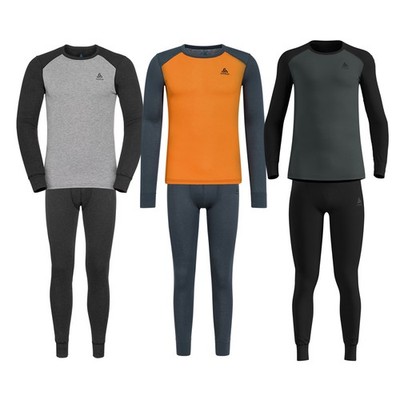 Odlo Herren Skiunterwäsche Set Funktionswäsche Thermounterwäsche Active Warm Eco