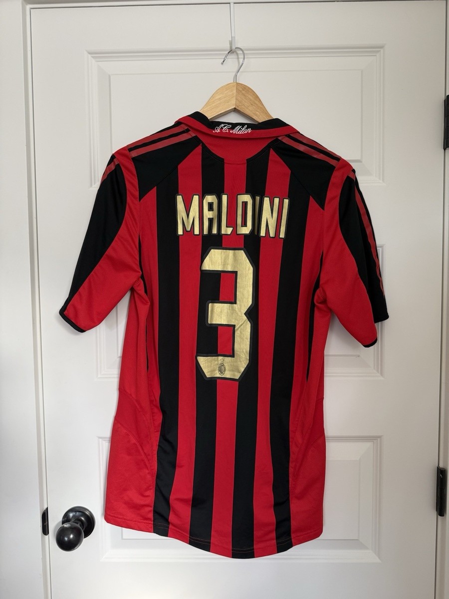 AC Milan 2005-2006 Maldini #3 Jersey Size Medium | eBay