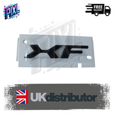 Jaguar XF Gloss Black Tailgate Badge GENUINE UK SELL