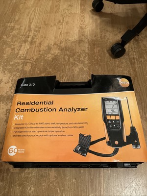Testo 310 Residential Combustion Analyzer No Printer