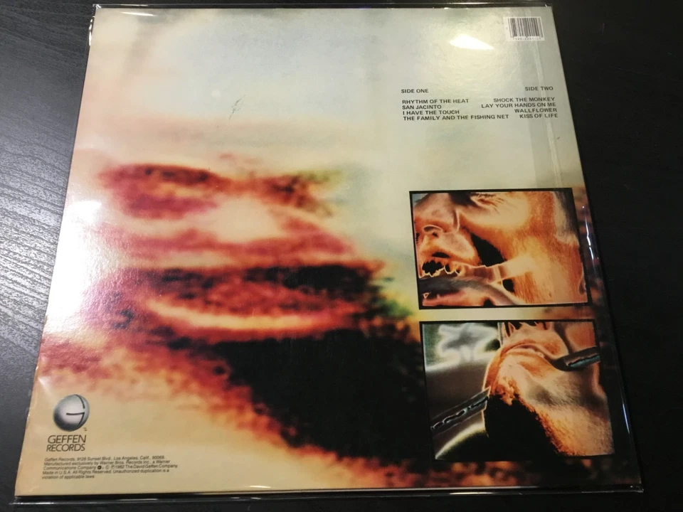 Peter Gabriel Security 1982 Geffen Promo Quiex II Audiophile Prog LP Genesis EX - Image 3 of 4