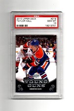 2010-11  Taylor Hall UD YG's RC PSA 10 Rookie