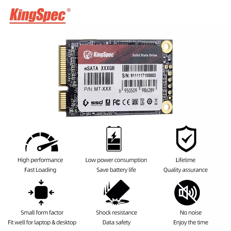 KingSpec mSATA SSD Solid State Drive - Image 3 of 4