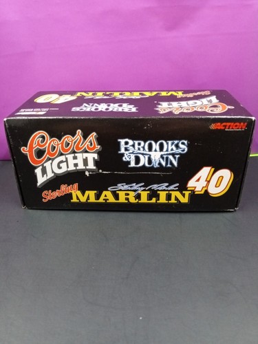 Action #40 Sterling Marlin Coors Light Brooks & Dunn 1:64 NASCAR Car Limited - Picture 2 of 13