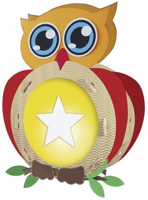 St Martin Halloween Lampion Laternen Bastelset /"Eule/" Laterne selbst basteln