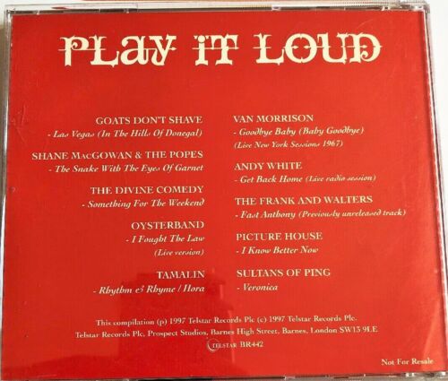 Beamish Red Irish Tracks Play It Loud Telstar Promo Compilation CD - Picture 2 of 2