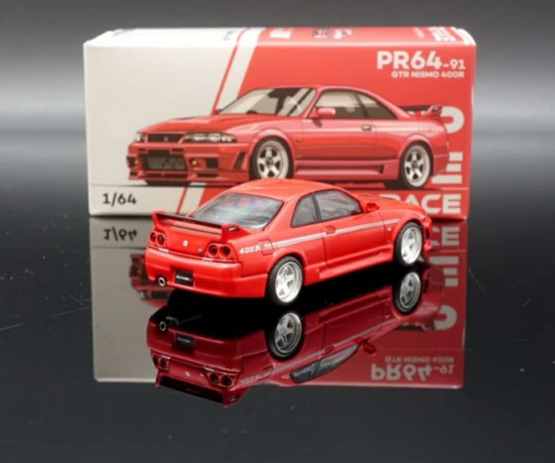 POP RACE NISSAN GT-R R33 NISMO 400R PROTOTYPE RED ~ 1/64  | eBay