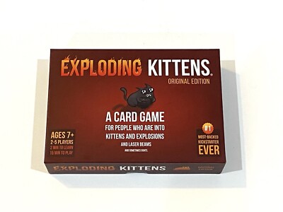 Exploding Kittens Card Game - EKG-Original OPEN BOX Excellent Condition