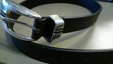 Men's Brown Genuine Leather Belt Size 24 R 