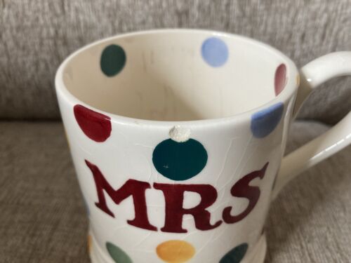 Emma Bridgewater MRS Colorful Polka Dots 1/2 Pint Mug Cup Ceramic. PLEASE READ - Picture 4 of 13
