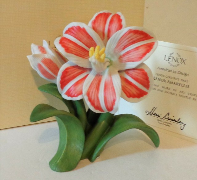 Lenox AMARYLLIS Garden Flower Figurine NEW in box eBay
