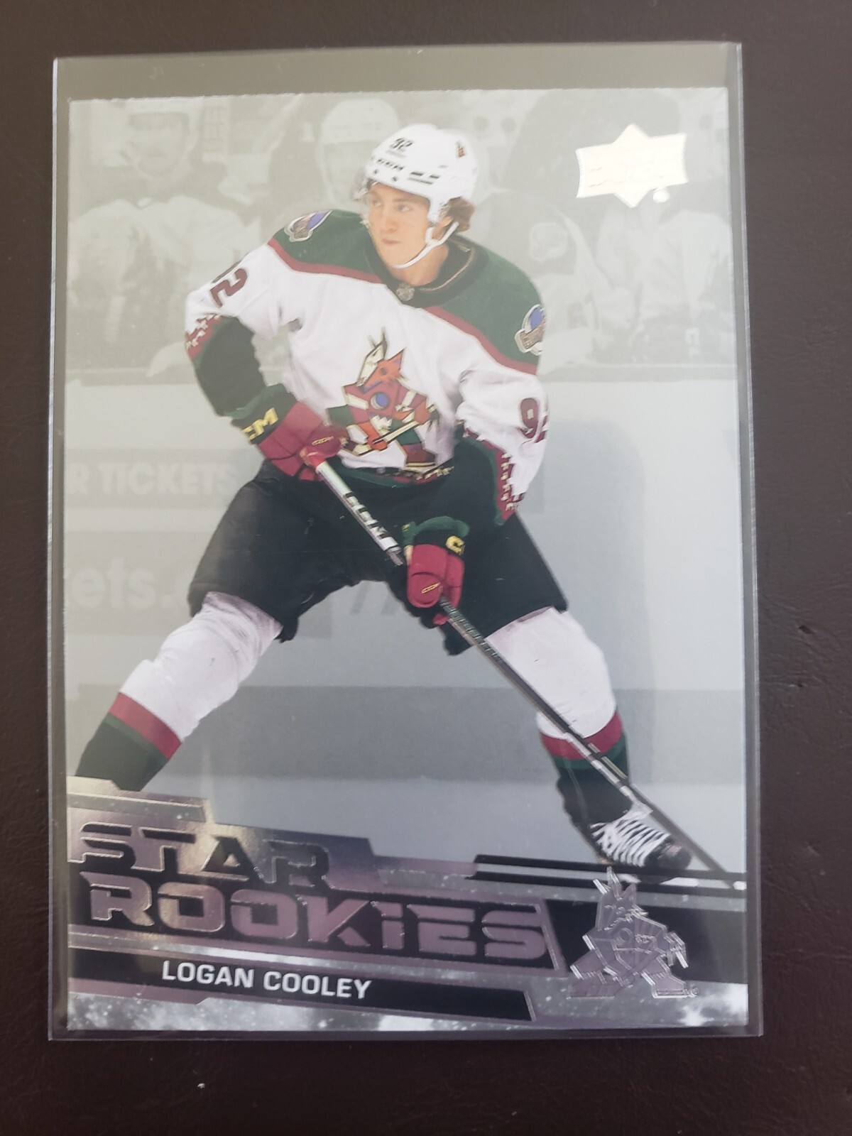 2023-24 Logan Cooley Star Rookies Upper Deck Hockey Arizona Coyotes