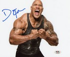 Dwayne Johnson "The Rock" Signed Autographed 8x10 Photo WWF Champion PSA/DNA COA