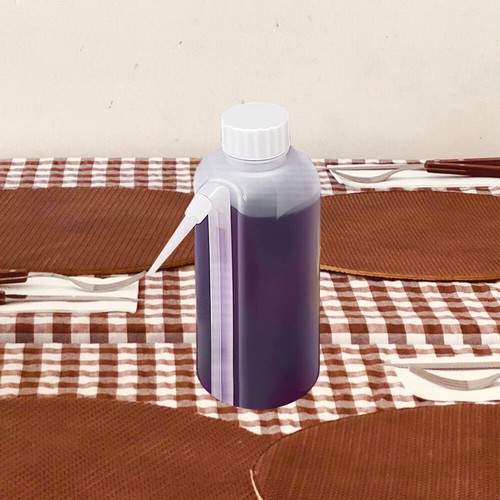 5Pcs Condiment Ketchup Portable Jam Squeeze Bottles Ketchup Bread Food