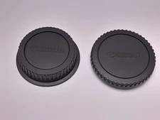 GENUINE CANON EF SLR CAMERA BODY & BACK LENS CAPS FOR FILM AND DIGITAL CAMERAS