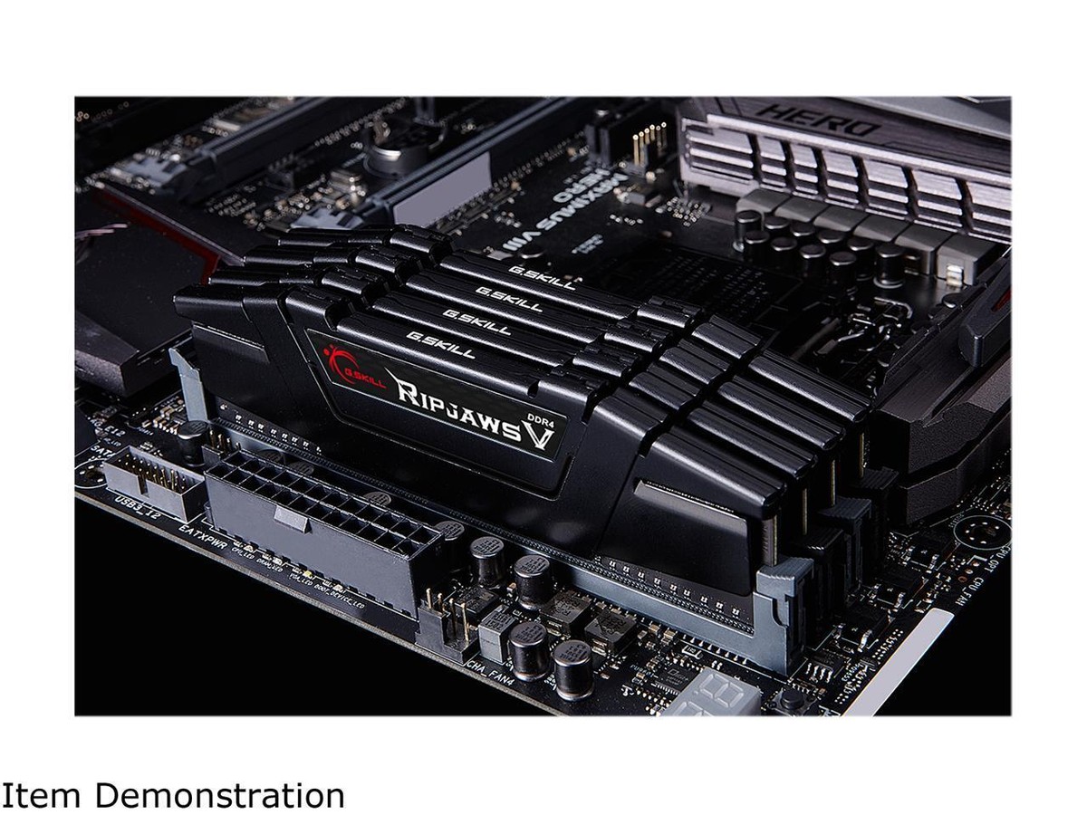 G.SKILL DDR4メモリ RIPJAWS V 32Gb × 4枚 中古品 G.SKILL Ripjaws V Series 128GB (4 x 32GB) 288-Pin PC RAM