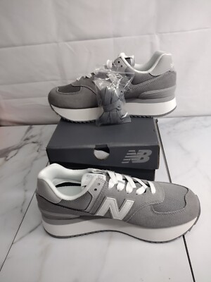 Women's New Balance 574+ GreyWL574ZSD Size 10 | eBay