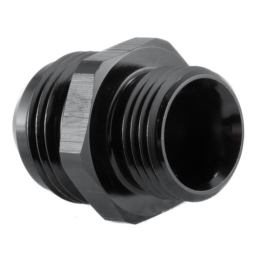 X479 -10 ORB To -12 ORB Adapter Fitting - AN Style O-Ring Boss Adapter, Black