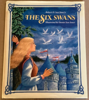 VG 1988 Hardcover in a DJ First Edition The Six Swans Daniel San