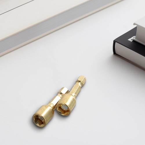 2pcs 8mm Magnetic Nut Screwdriver Socket bit Hand Drill Hex Shank Driver Adapter - Picture 7 of 24