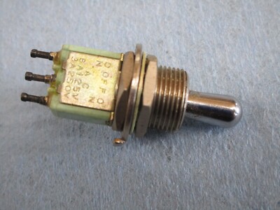 New old stock ALCO 3 position ON-OFF-ON mini Switch MSTG-106E- 6A 125V-3A 250V