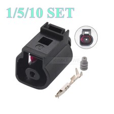 1 Pin/Way Oil Pressure Switch Female Connector Plug Kit for VW Audi Seat Skoda