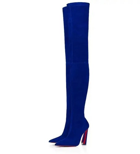 Christian Louboutin NIB Condora Thigh High Over Knee Heels Boots 39.5 NEW BOX - Picture 3 of 8