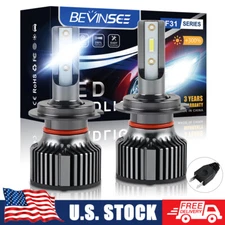 H7 LED Headlight Bulbs 6000K Bright White For Volkswagen Eos 2007-2016 6000lm