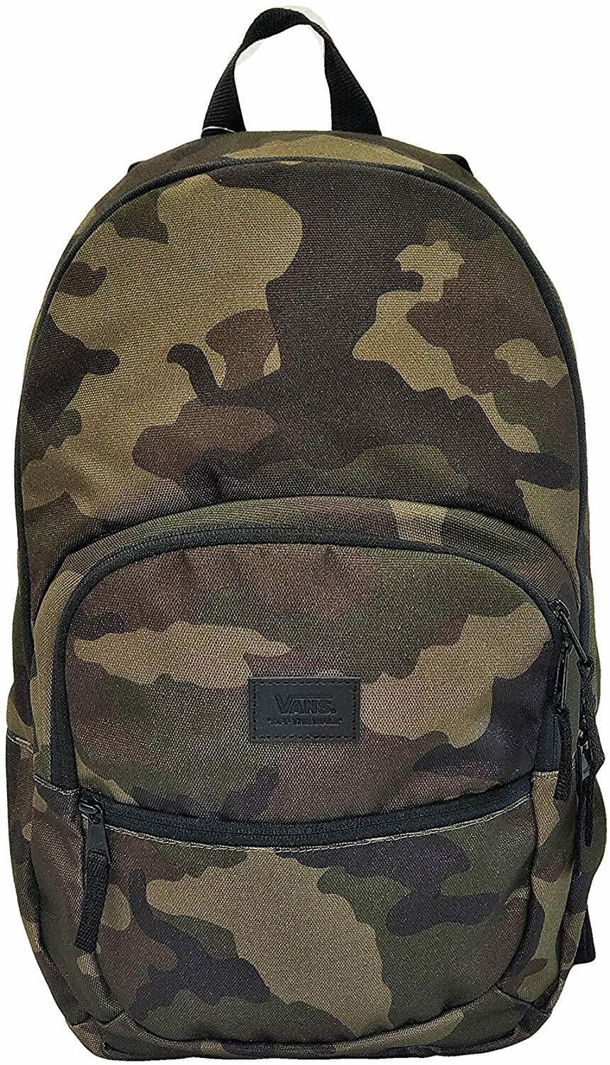 Mochila de camuflaje Vans Motive A Tee verde/negro para hombre/niño (VNOA4B28CMA)