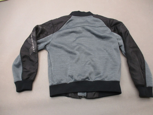 REEBOK Size 7 Boy Full Zip Baseball Collar Zip Pocket Athletic Bomber Jacket 080 - Picture 5 of 6