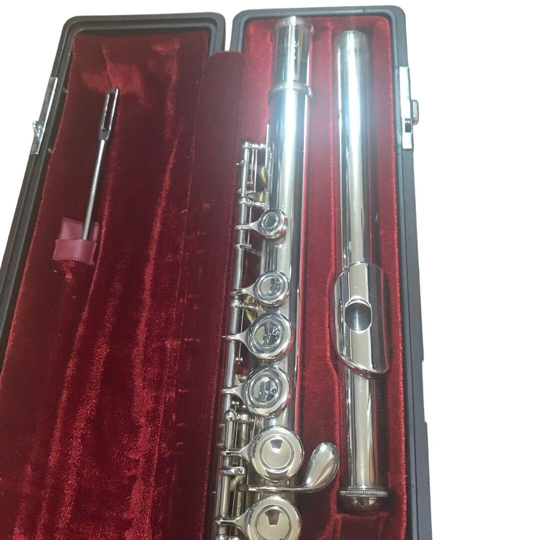 Yamaha YFL311 Silver Plated Flute Nickel Silver working Musical