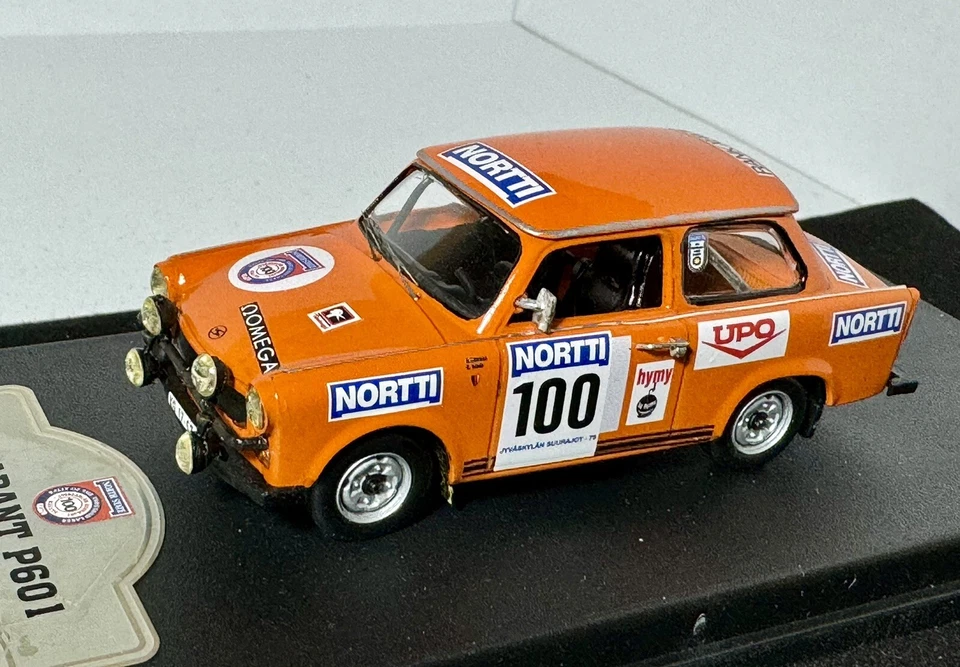 TRABANT P601 #100 GALLE-SACHSE 1000 LAKES RALLY 1976 TRANSKIT 1:43 - Immagine 3 di 4