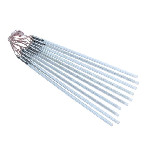 10pcs Tubes String 50cm 2835 54 LED Strip Light Meteor Shower Rain & 12V Adapter - Picture 3 of 53