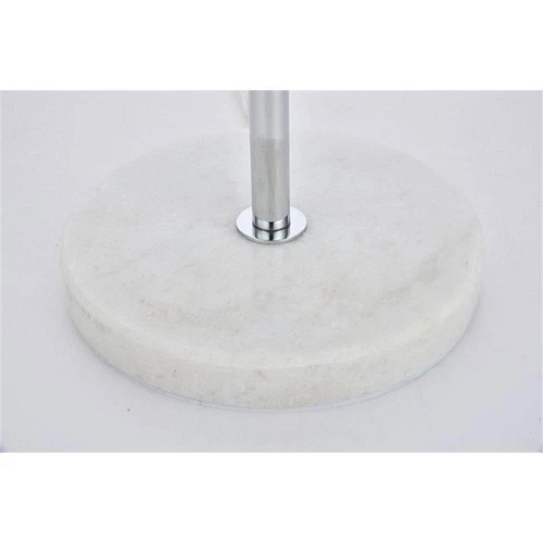 Living District Eclipse 2-Light Metal & Glass Table Lamp in Chrome/Clear - Picture 5 of 5