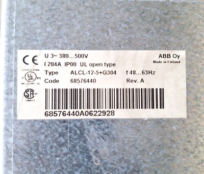 ABB Drives ACS 800 / ALCL-12-5+G304 / 68576440 Filter Module | eBay