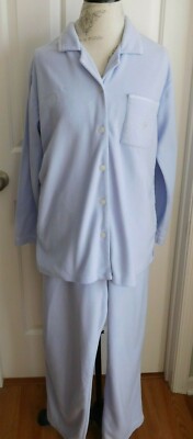 SOFT COMFY PURPLE w/EMBROIDERY DELICATES WOMEN'S PAJAMA SET IN SIZE MEDIUM