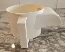 Cuisinart Little Pro Plus Food Processor Replacement White Work Bowl Chute New