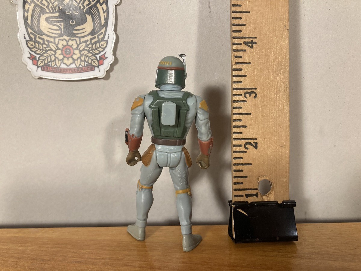 Star Wars 1996 Boba Fett Figure & Slave 1 Ship Shadows Of The