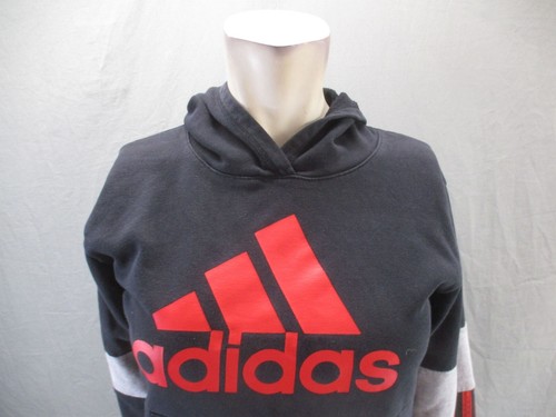 NIKE DRI-FIT Size M (10-12) Boys Cotton Blend Front Pocket Athletic Hoodie 386 - Picture 2 of 8