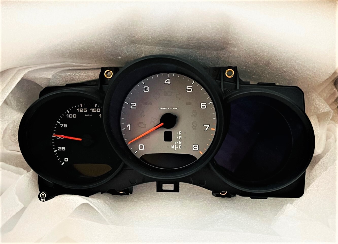 PORSCHE 2019 MACAN COMB INSTRUMENT CLUSTER BLACK FACES PART 