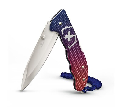 Victorinox Swiss Army Knife 136mm Evoke Alox Thumb Stud With Clip