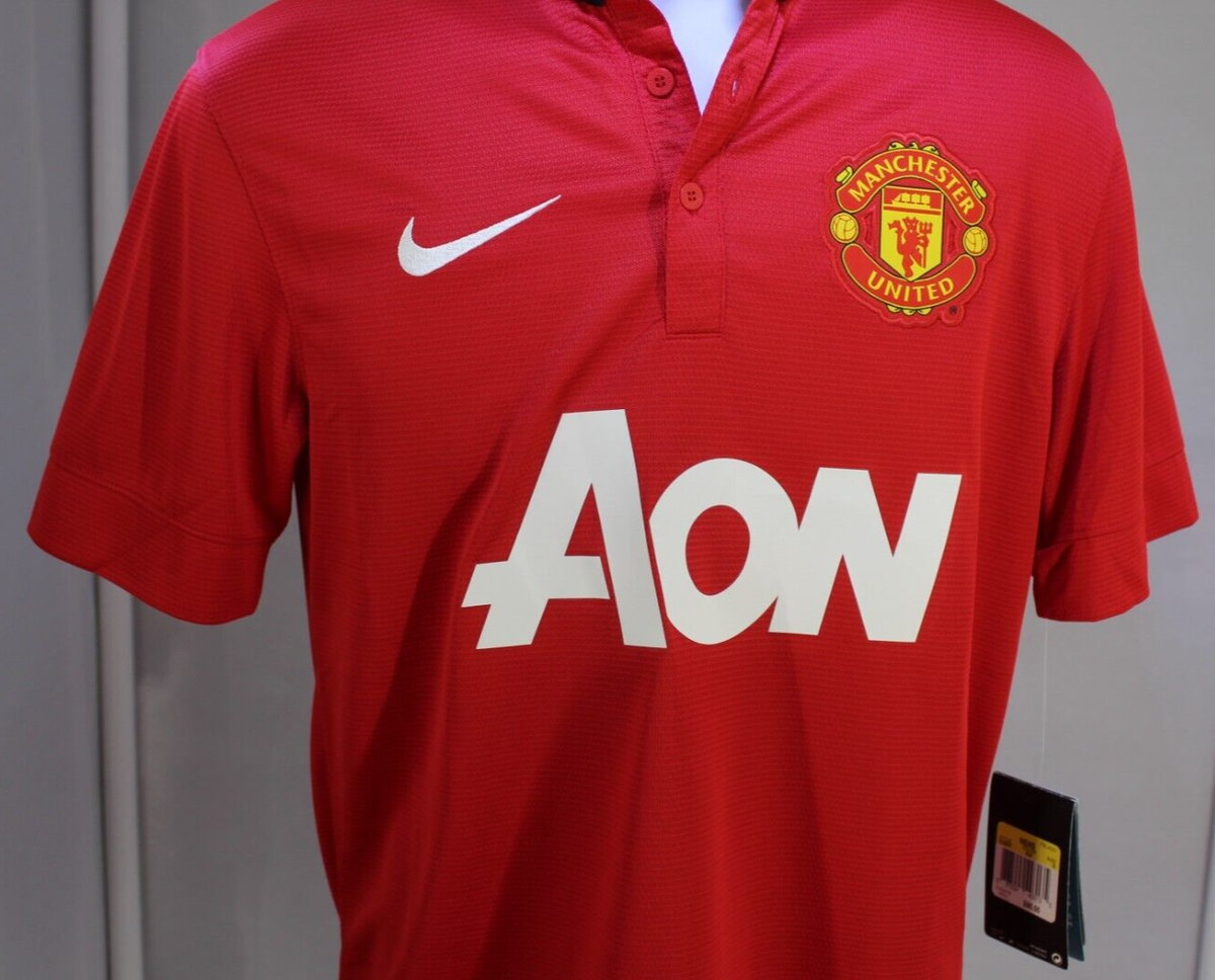 Manchester United jersey Authentic 100% Nike Size S 2013-2014 #14