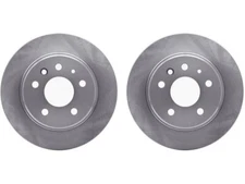 For 1986-1987 Mercedes 300SDL Brake Rotor Set Rear Dynamic Friction 52555JB