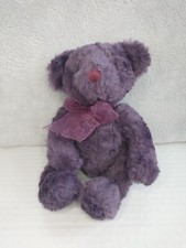 Russ Bears from Past BEARBERRY Purple Bear RETIRED Handmade Vintage