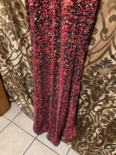 Long Orange Prom Dress Size Xs NWT - Picture 7 of 8