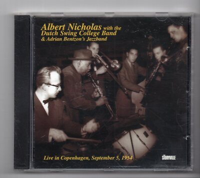 (JX554) Albert Nicholas, Live In Copenhagen Sept 1954 - 1998 CD