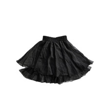 vintage goth layered mini skirt
